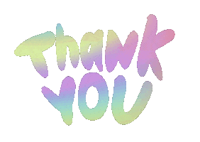 Rainbow Thank You Sticker
