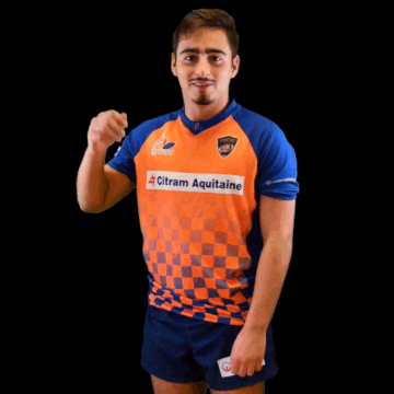 CALormont giphyupload rugby cal ca lormont GIF