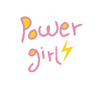 tasneemalbalushi girl power power girl tasneem23 Sticker