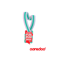 Fun Run Sticker by Ooredoo Maldives