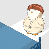 Tired Good Night GIF by Pudgy Penguins
