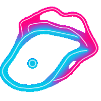 Neon Piercing Sticker by Tattoo Snake Skin