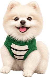 Pomeranian Dog Gif Sticker by MISTER WOOF