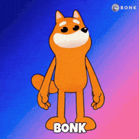 Shocked Electric Blue GIF by BONK