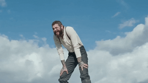 Blue Skies Mourning GIF by Post Malone