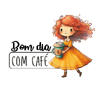 aduanstudio cafe bomdia redhair aduanstudio Sticker