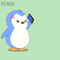 Angry Text GIF by Pudgy Penguins