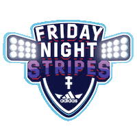 adidas high school football fns friday night stripes adidasfballus Sticker