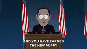 talking barack obama GIF by South Park 