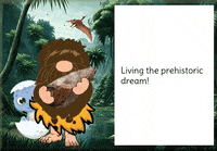 Dinosaur Gnome GIF