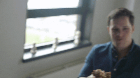 hunchback giphyupload food yes cheers GIF