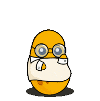 I Am Smart Big Brain Sticker by lilpotates