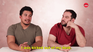 I Was Kicked Out of My Desk