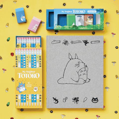 chronicle-books anime journal studio ghibli stationery GIF