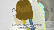 drawing wings GIF by South Park 