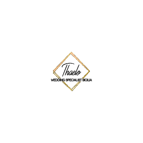 Thaelo giphyupload logo wedding planner thaelo Sticker