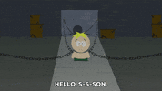 butters stotch choke GIF by South Park 