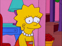 talking lisa simpson GIF