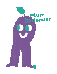 Plum Sticker by Classysoda
