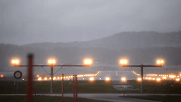 Storm Burglind Wreaks Havoc at Zurich Airport as Pilot Struggles to Land Plane