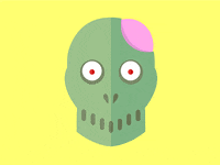zombie GIF by Christina Lu
