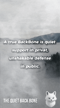 TheQuietBackBone fox support calm wisdom GIF