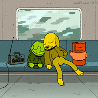 Tired Dog GIF by Jared D. Weiss