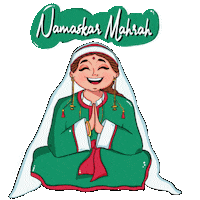Namaste Kashmir Sticker