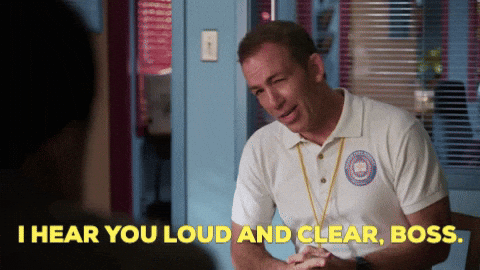 I Hear You Boss GIF by ABC Network