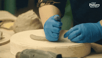 Pot Chopping GIF by The Great Pottery Throw Down
