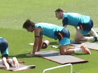Stretching National Team GIF