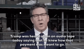 "Trump was heard again on audio tape..."