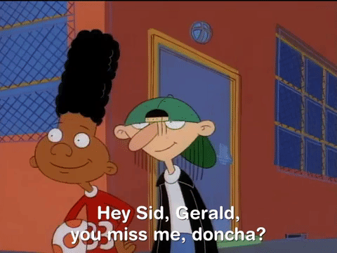 hey arnold nick splat GIF
