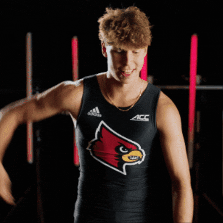 Track Field Dance GIF by Louisville Cardinals