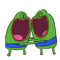 mattandmegs laugh frog lul peepo Sticker