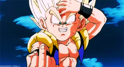 dragon ball z middle finger GIF