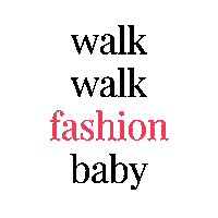 dnkktn fashion baby girlpower walkwalk Sticker