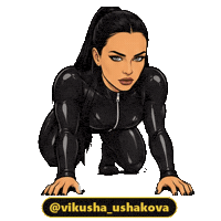 Black Panther Cat Sticker by nanosticker