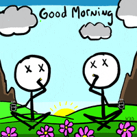 Good Morning GIF by Stoner Stick People