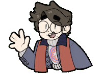 Cartoon Hello Sticker