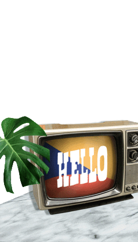 television hello Sticker