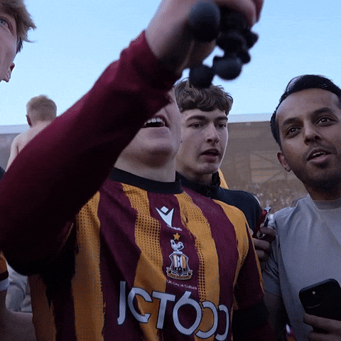 Football Celebration GIF by Bradford City AFC