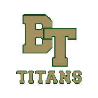 Bt Blessed Trinity Sticker by Blessed Trinity Catholic High School
