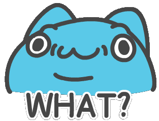 Cat What Sticker by Capoo