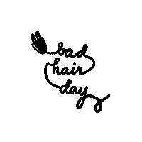 lorenzalucani hair days breathe lori Sticker