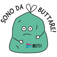 Sad Trash Sticker by ECOHERA