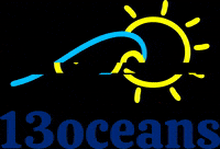 13oceans travel beach sun wave GIF