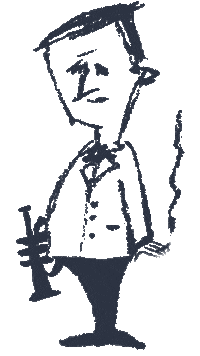 Trumpet Jazzman Sticker by Shed Pop Records