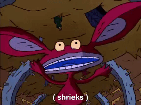 nickrewind giphydvr nicksplat aaahh real monsters giphyarm041 GIF