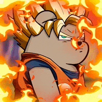 Dragon Ball Z Burn GIF by SuperRareBears